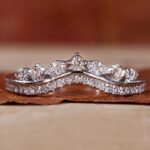 Crowned Radiance Round Diamond Tiara Ring – View 4