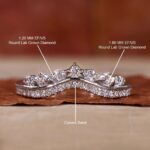 Crowned Radiance Round Diamond Tiara Ring – View 3
