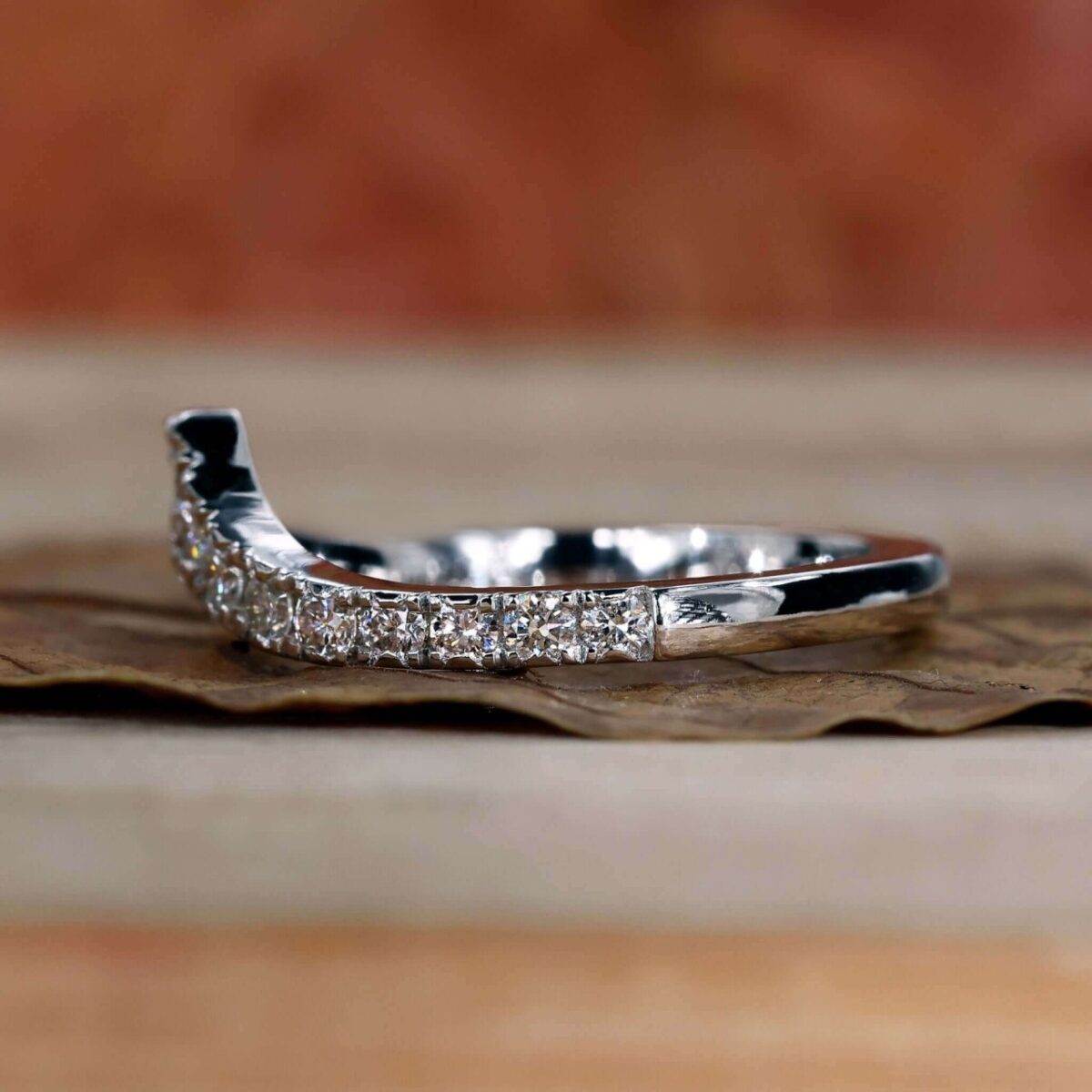 Endless Glow Round Diamond Wedding Band – View 1