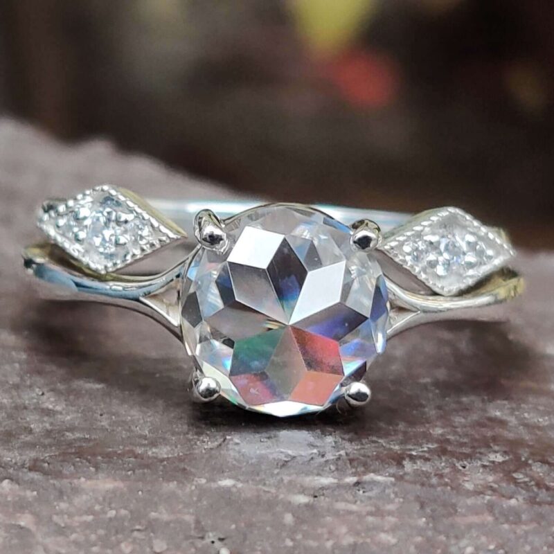 Eternal Bloom Split Shank Bridal Set – 2.29 CT – View 1