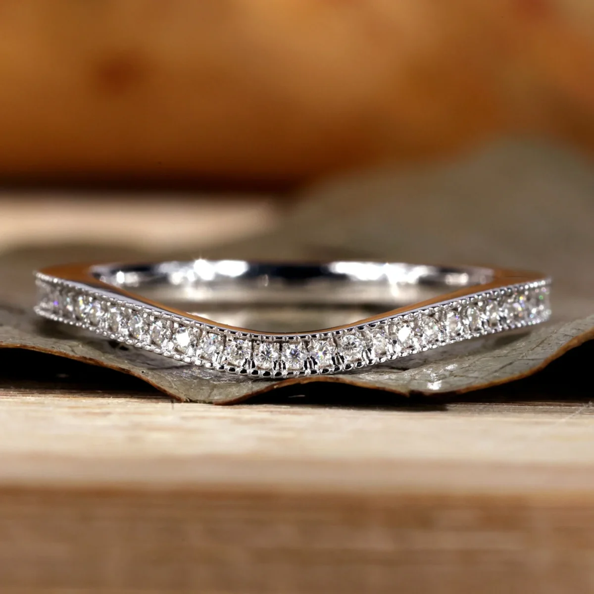 Eternal Grace Stackable Round Diamond Band – View 6