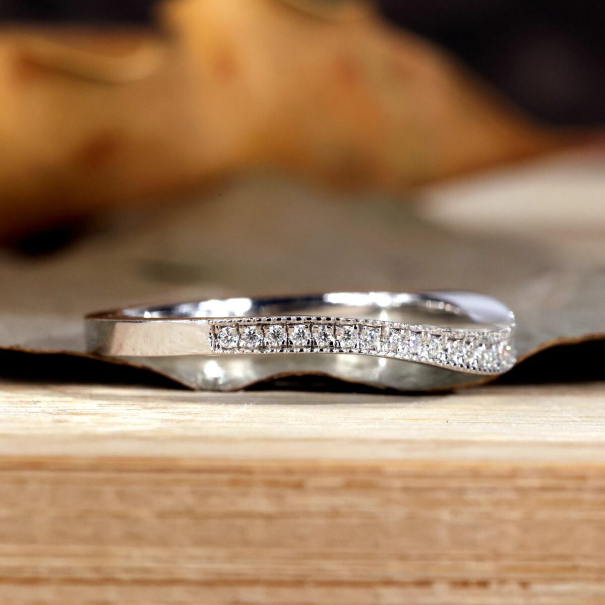 Eternal Grace Stackable Round Diamond Band – View 4