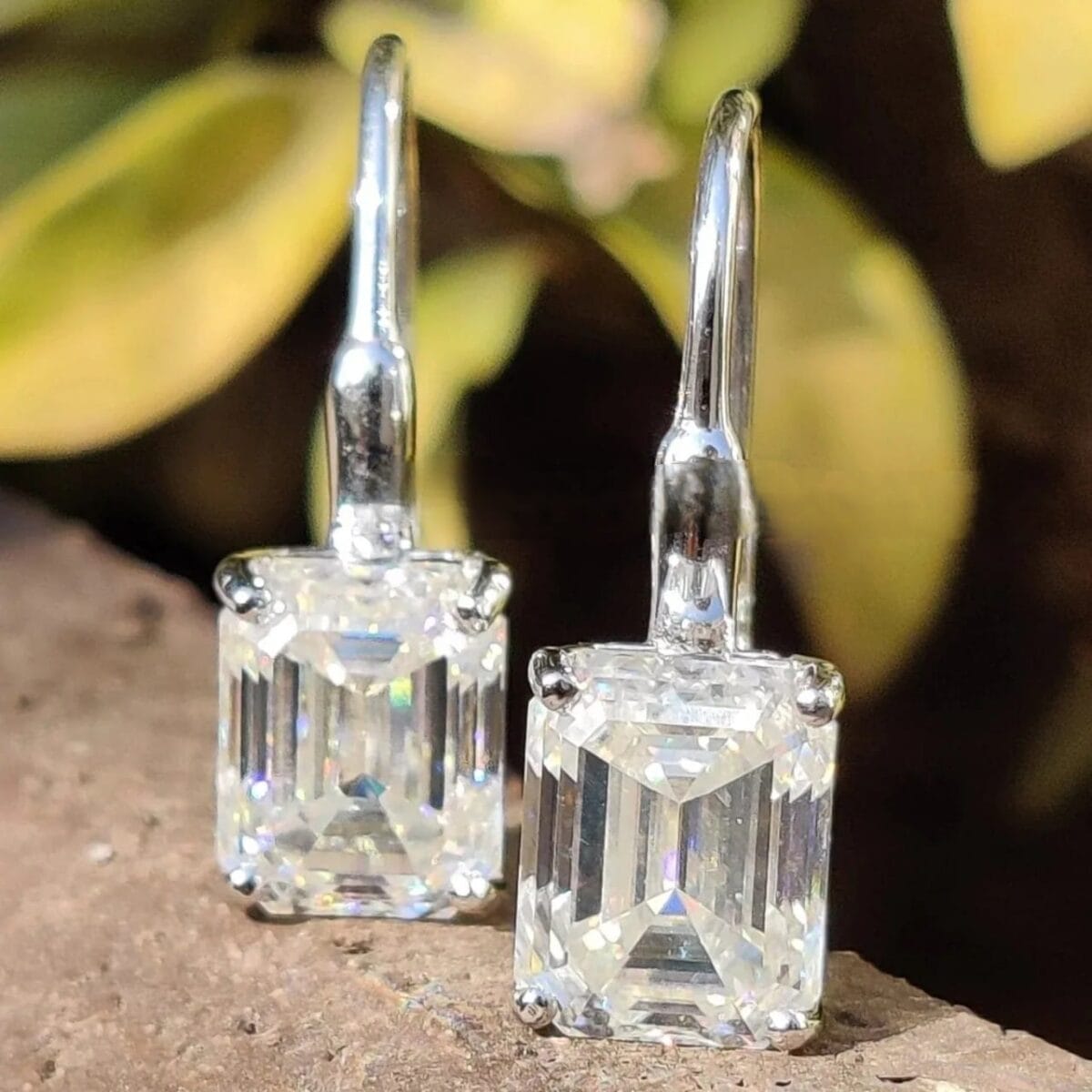 Ethereal Emerald Step Dangles – 3.60 TW – View 1