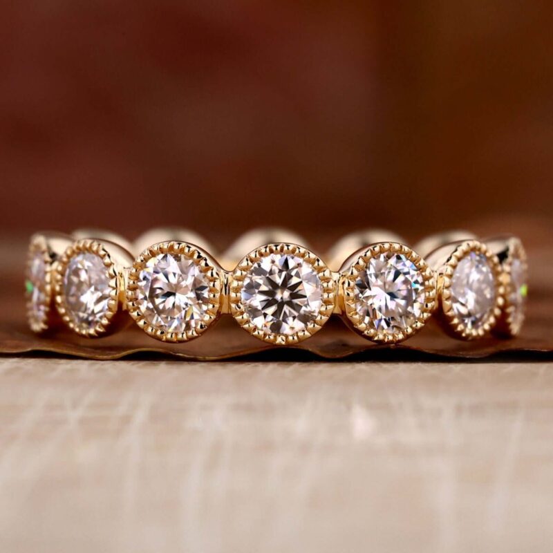 Everlasting Round Diamond Eternity Band – View 1