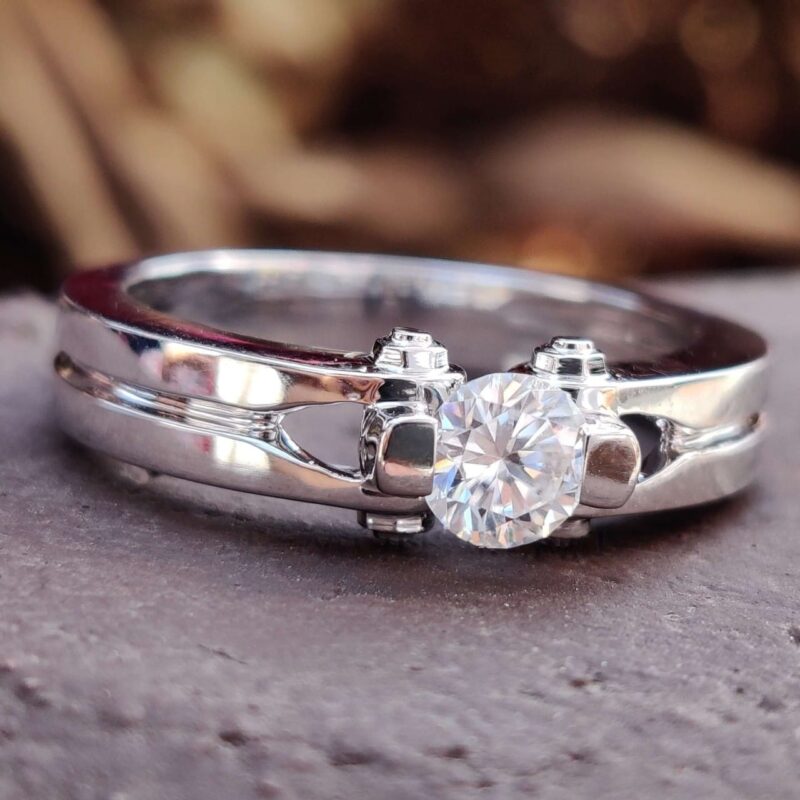 Luminous Crest 0.55 CT Solitaire Engagement Ring – View 1