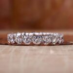 Luxe U-Prong Diamond Eternity Ring – View 1