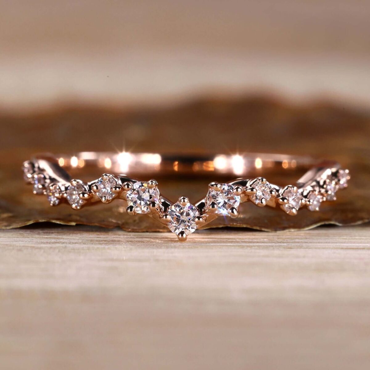Majestic Glow Round Diamond Tiara Band – View 5
