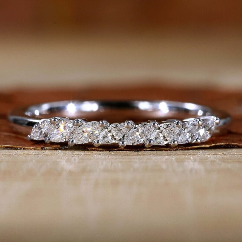 Marquise Elegance Diamond Wedding Ring – View 1
