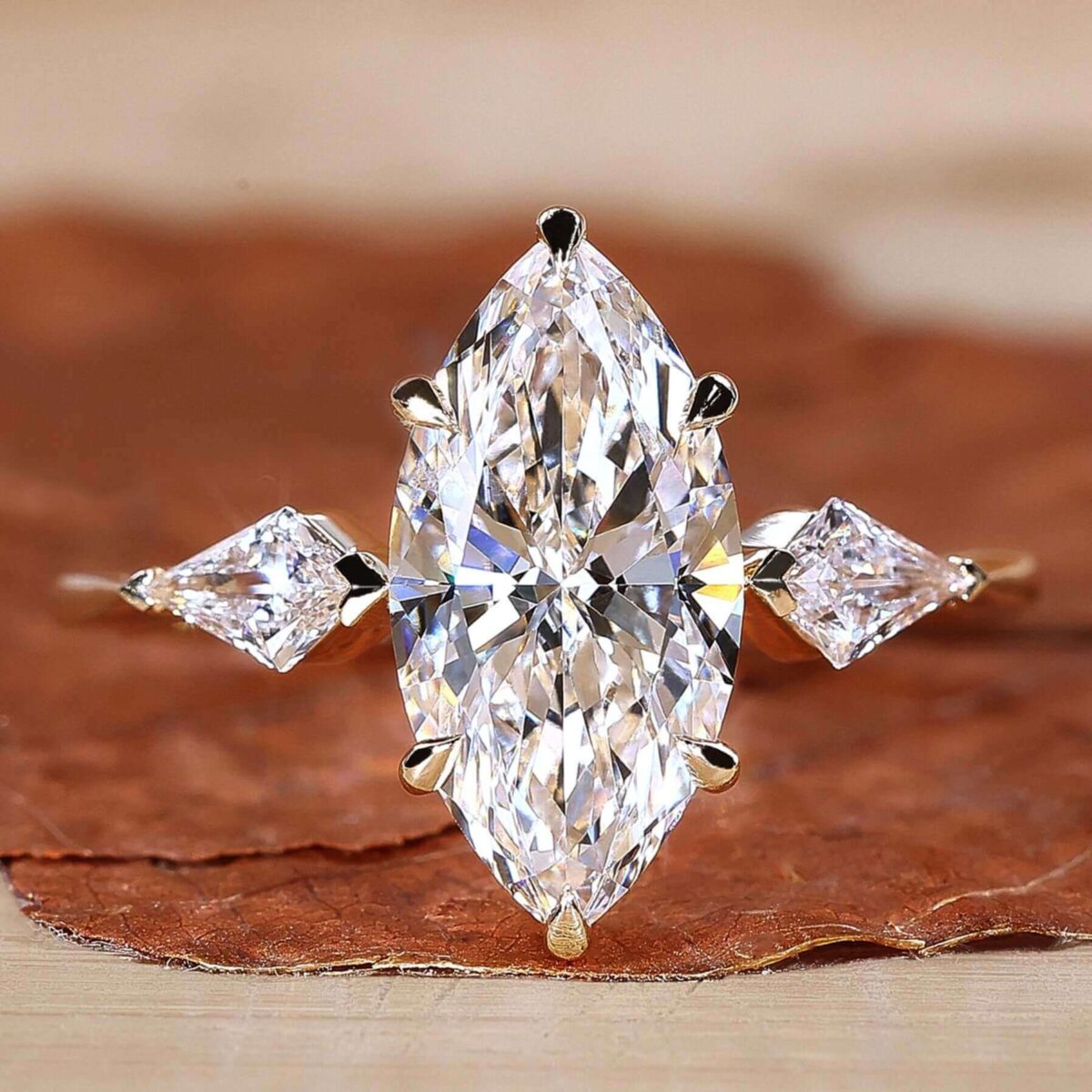 Marquise Trilogy Ring – View 1