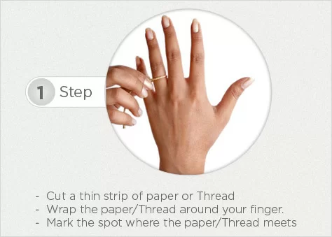 how to measure your ring size ? 1 Ring size chart with measurements to help choose the perfect fit