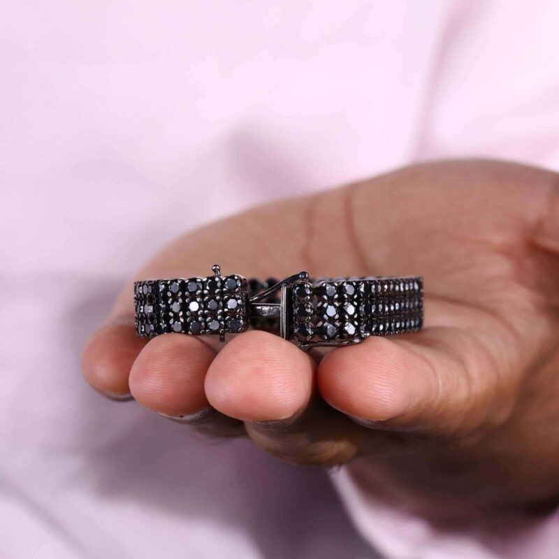 Midnight Majesty Three Row Bracelet – View 1