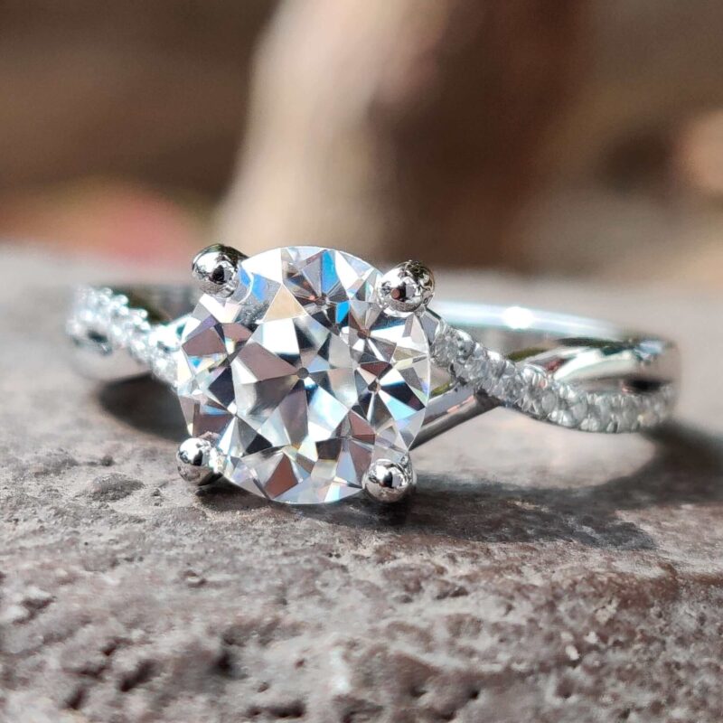 Modern Elegance Pave Ring – View 1