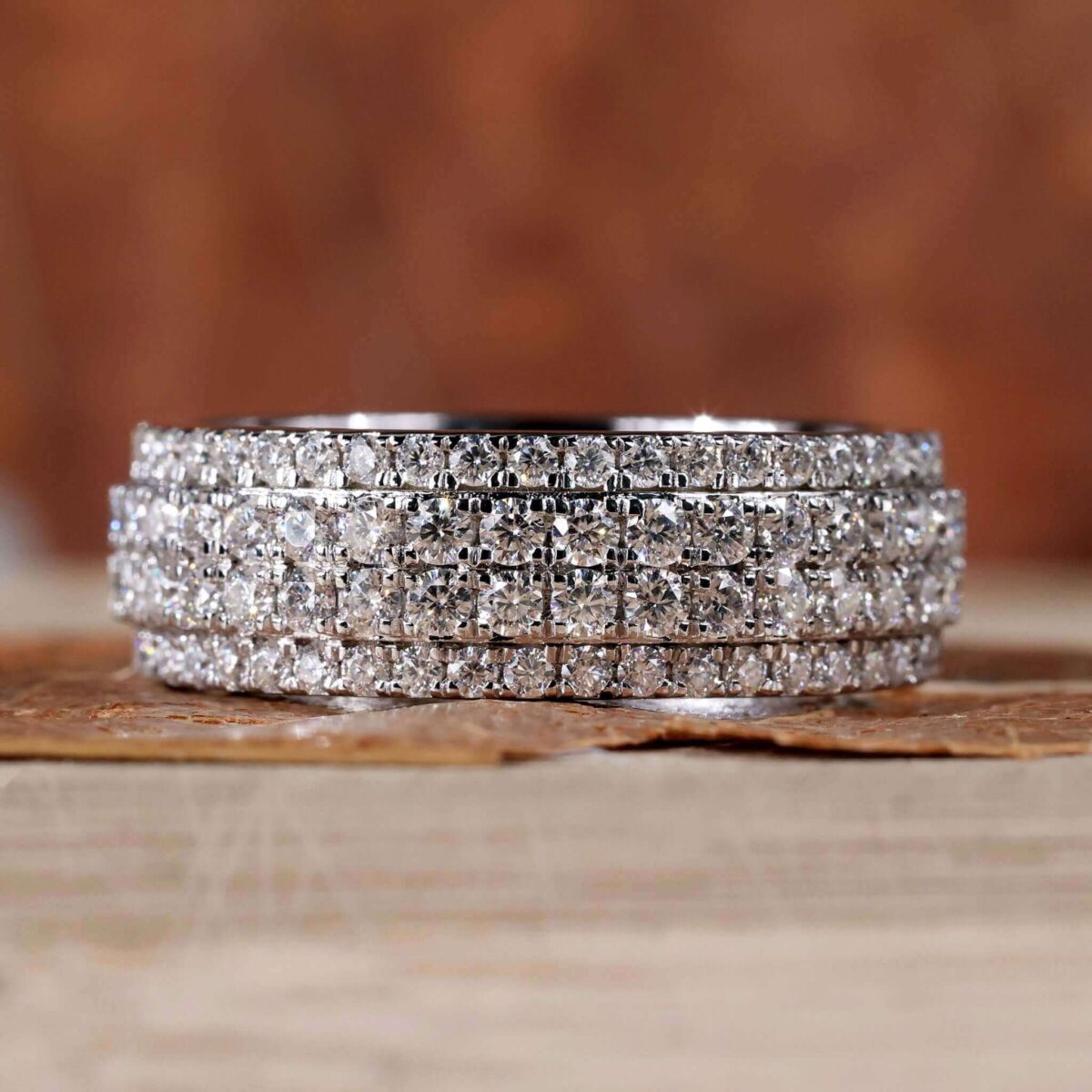Quad Brilliance Diamond Men's Ring – View 1