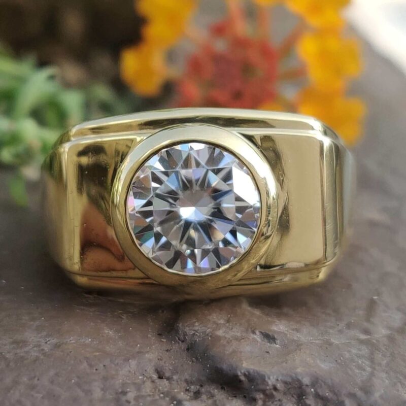 Radiant Apex 2.46 CT Solitaire Engagement Ring – View 1