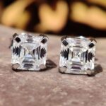 Radiant Elegance Asscher Cut Studs – 2.30 TCW – View 1