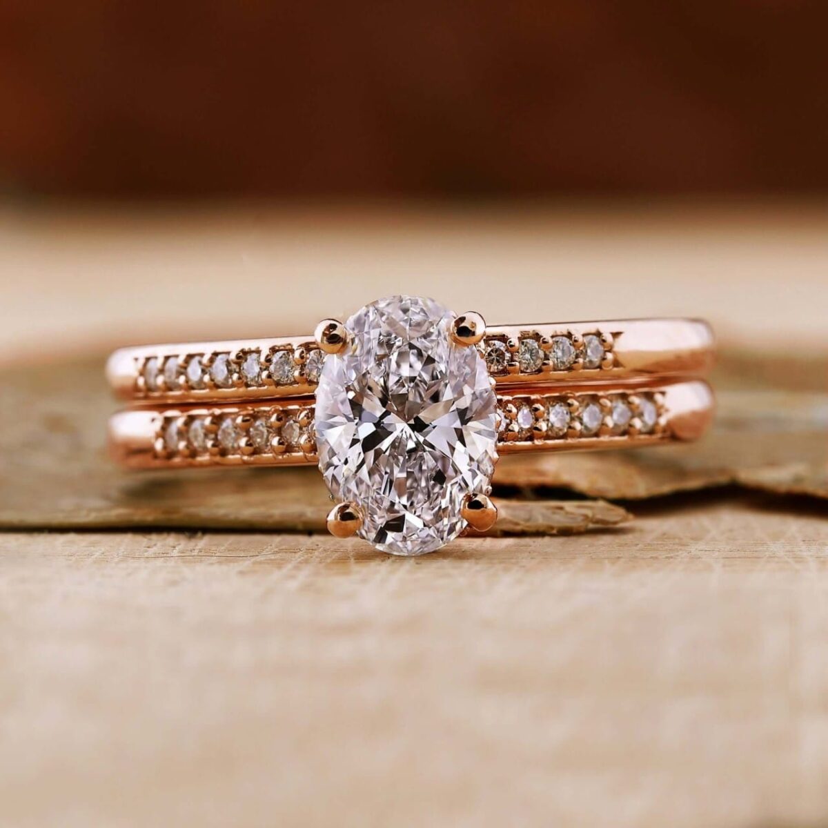 1.0 CT Radiant Embrace Oval Set – View 1