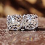 Radiant Grace 2.46 TCW Cushion Rensu-Cut Studs – View 1