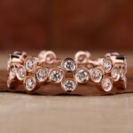 Refined Radiance 1 Carat Round White Diamond Stackable Ring Refined Radiance Round Diamond Stackable Ring – View 1