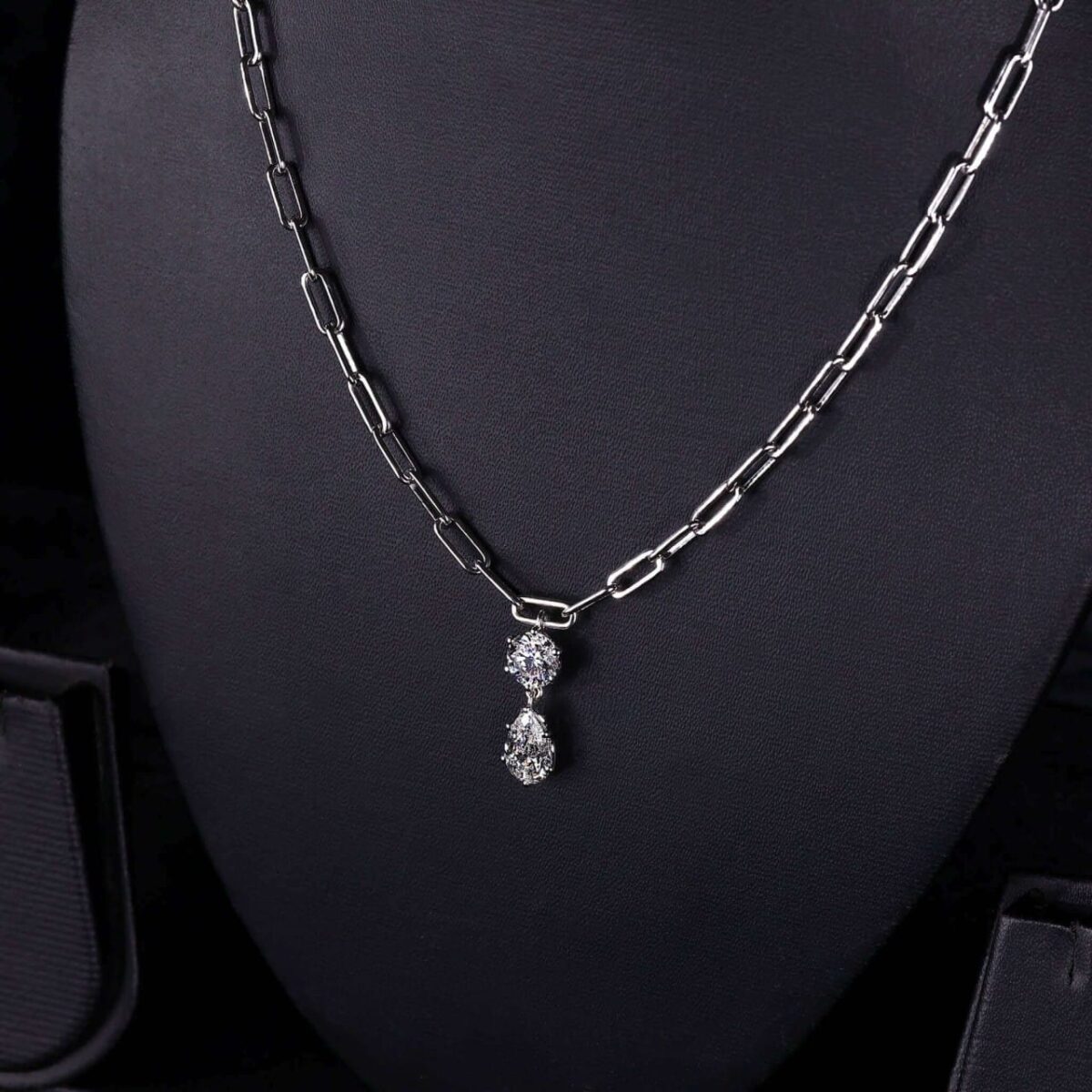 Harmony Duo Diamond Pendant – View 1