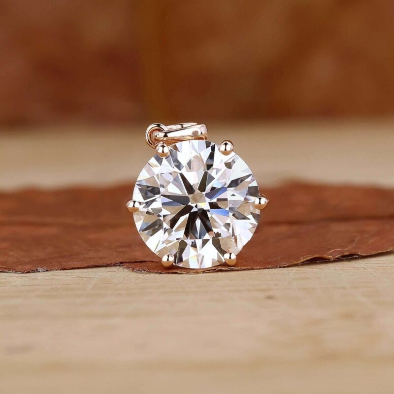 Simplicity Solitaire Pendant – View 1