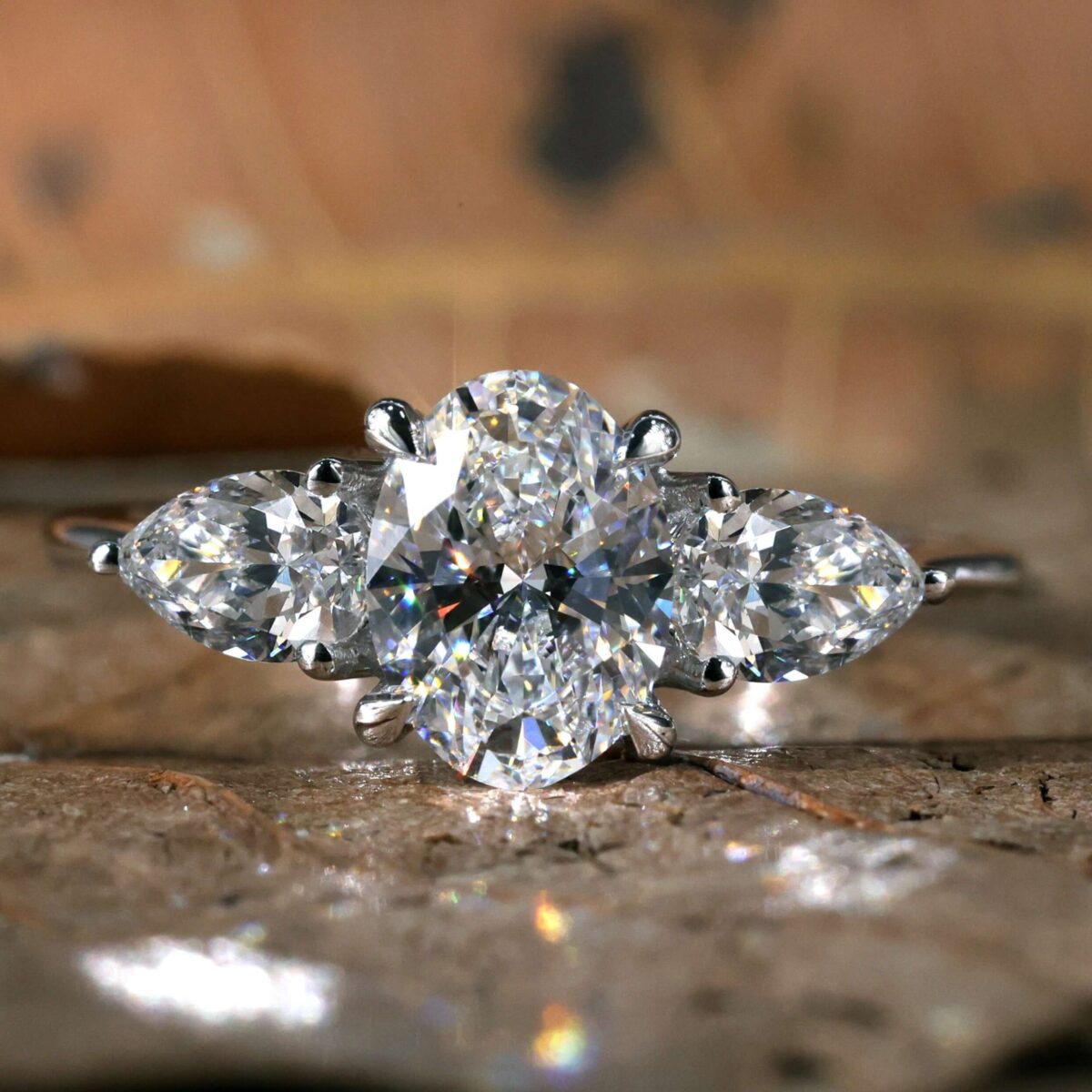 Timeless Allure Oval Engagement Ring – View 1