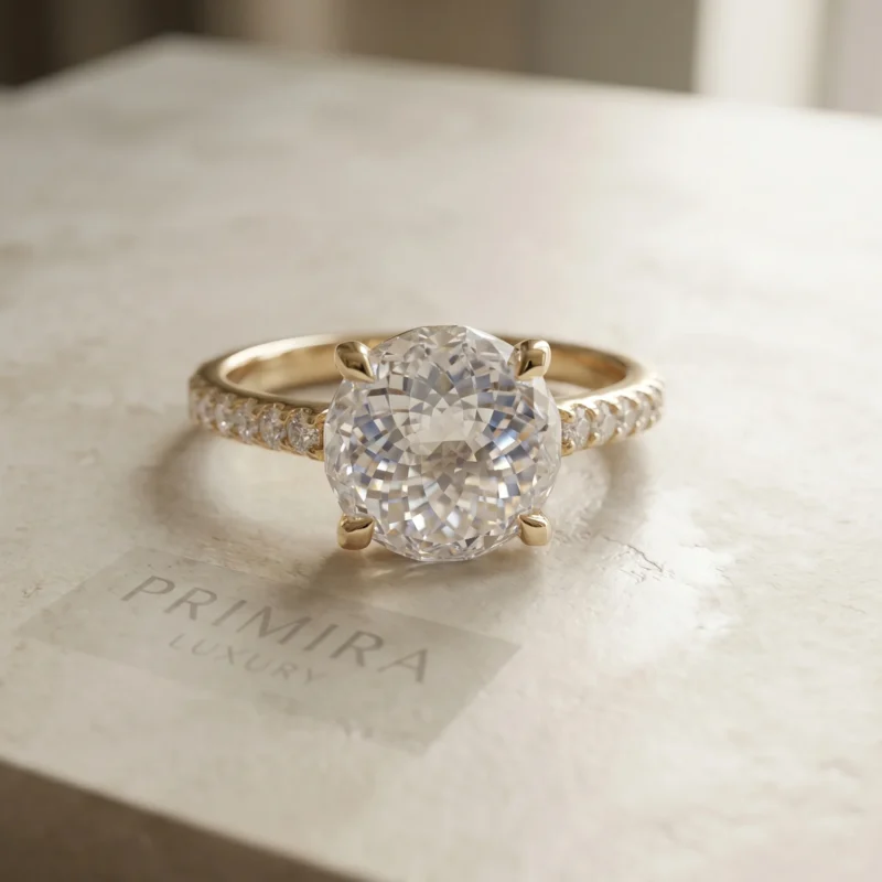 Eternity Prism 4.5 Carat Portuguese-Cut Statement Ring