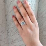 Eternal Glow 3.43 CT Bezel-Set Rose-Cut Solitaire Ring – View 6