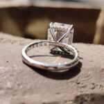 Frosted Brilliance 4.76 CT Radiant Petite Pave Ring – View 4