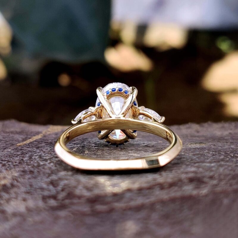 Trinity Radiance Oval Rensu Ring – View 6