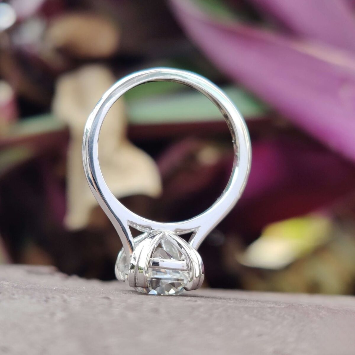 Vintage Reverie 2.15 CT Cushion-Cut Solitaire Ring – View 6