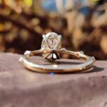 Vintage Splendor Oval Pave Ring – View 3