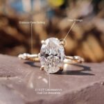 Vintage Splendor Oval Pave Ring – View 1