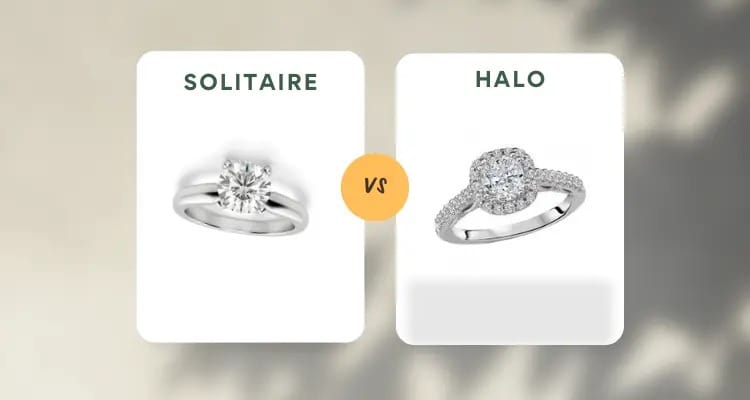 what to consider before buying your first diamond ring: a complete guide 4 Comparison of halo vs solitaire rings side by side