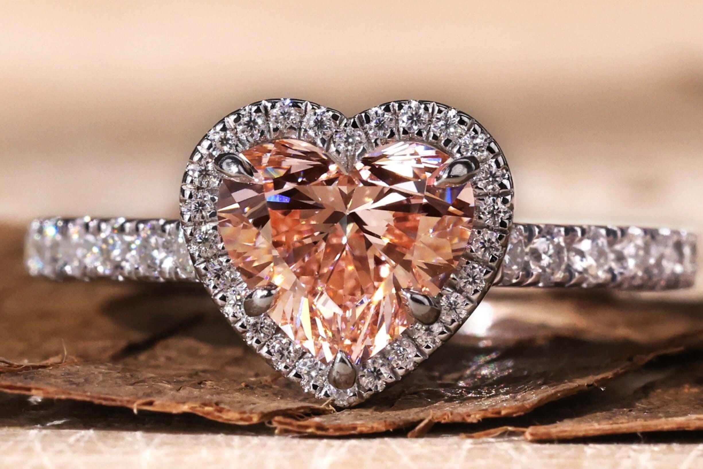engagement ring vs wedding ring 2 Elegant lab grown diamond ring with brilliant cut and ethical craftsmanship for timeless elegance