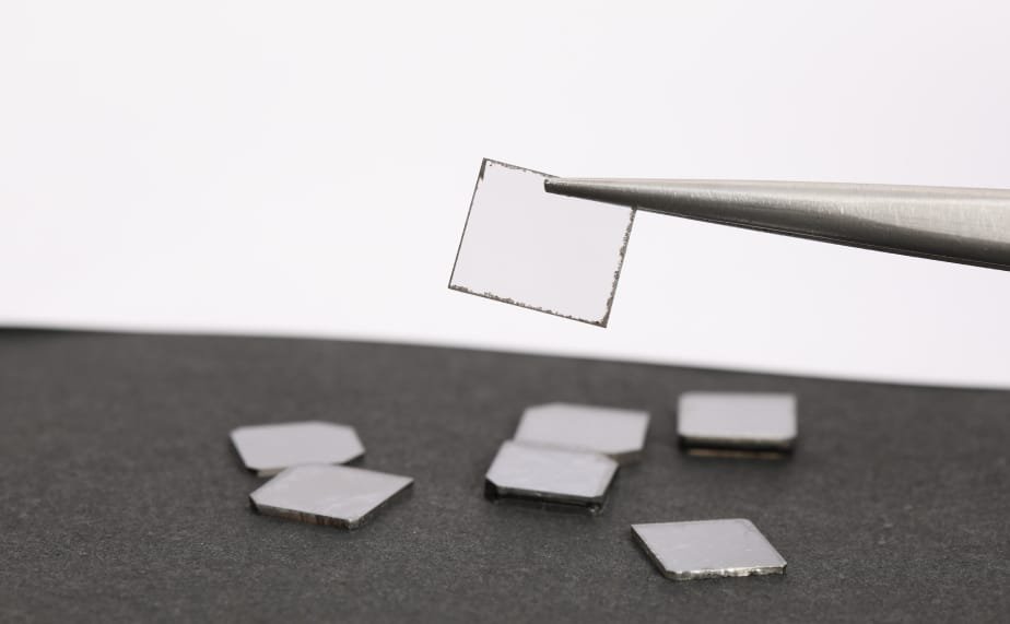 cvd manufacturing services 4 Close-up of lab-grown diamond seed used as the foundation for synthetic diamond growth