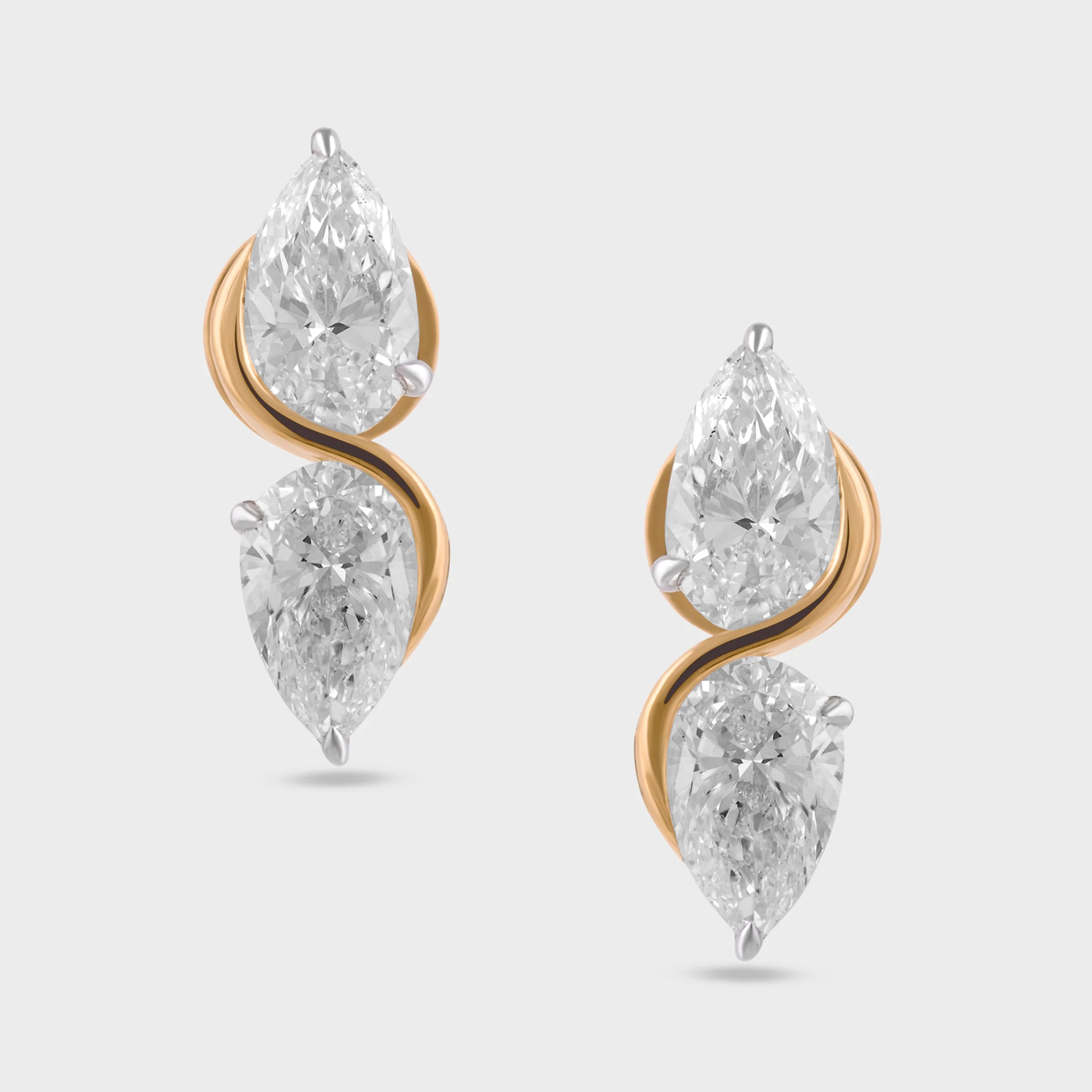 Luxury lab grown diamond earrings for women by Primira Luxury